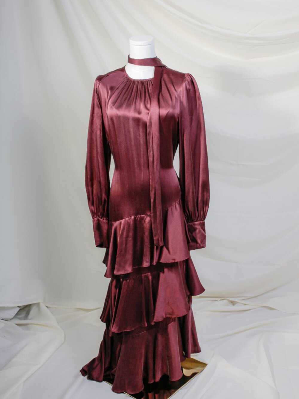 Zimmermann Purple Long Sleeve Gown